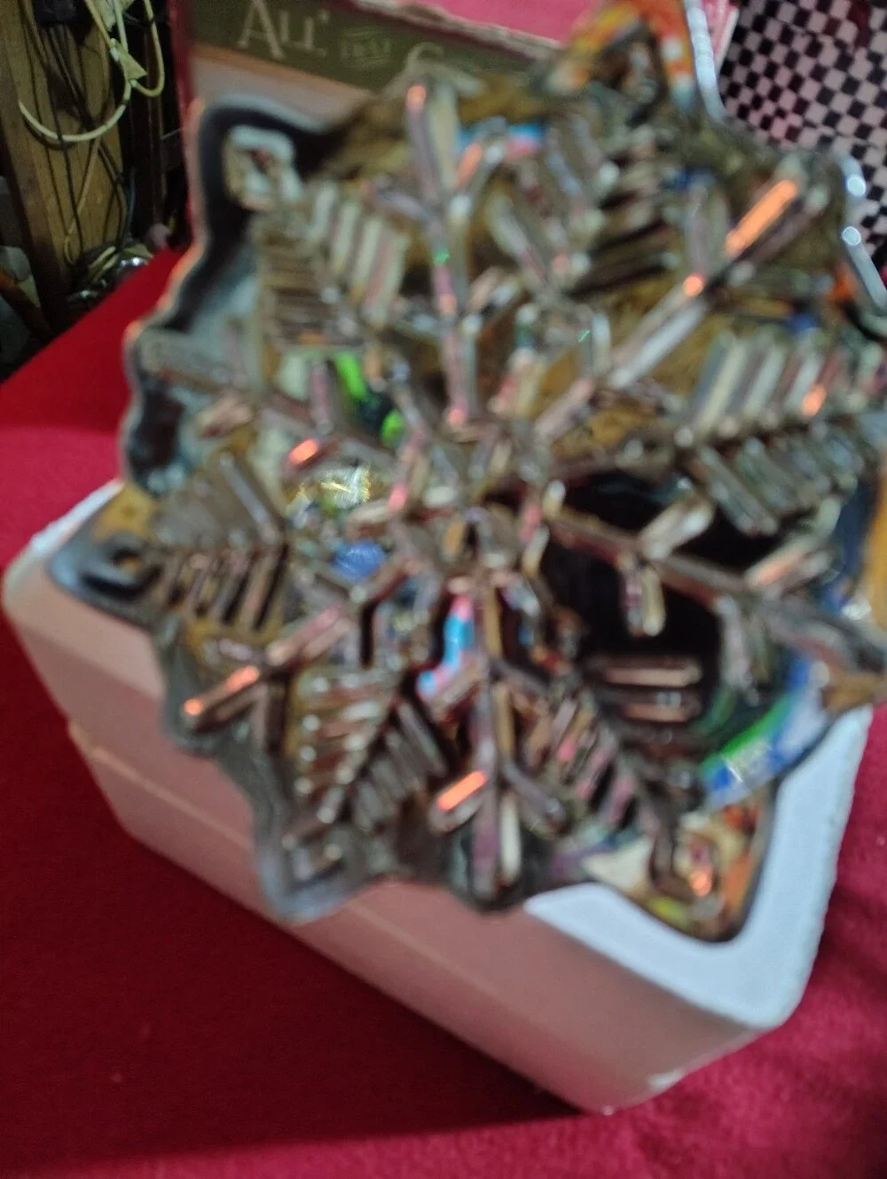 Silver Snowflake Searving Dish